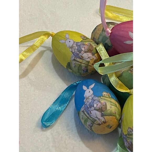 Set of 12 Easter Eggs Foam Ornaments - Picture 5 of 8